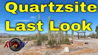 Quartzsite AZ Last Look  RVerTV Future Travel Plans For Summer 2020 [upl. by Minnaminnie]