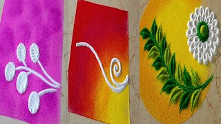 दिवाली पर बनाए Diwali Diya Decoration Rangoli Designs  Deepavali Rangolis  Rangoli Colours [upl. by Salena]