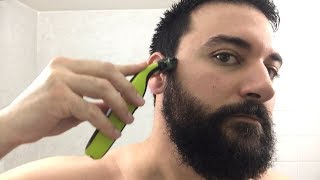 Beard Trimming  Philips Norelco OneBlade Trimmer and Shaver  Model QP2520 [upl. by Rexanna]