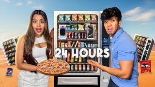 Eating Only Vending Machine Food For 24 Hours  සිංහල vlog  Yash and Hass [upl. by Aurea]