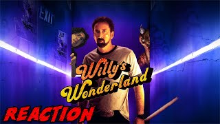 ONE NIGHT AT WILLYS  Willys Wonderland 2020  REACTION [upl. by Ortiz586]