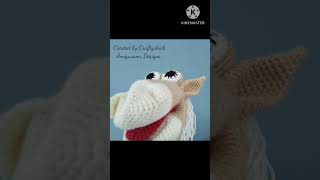 The Horse Hand Puppet English Pdf Crochet Pattern links in the description [upl. by Aneeg136]