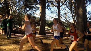 San Jose State Cross Country 2015 University of San Francisco Invitational  Womens 5K [upl. by Enileoj541]