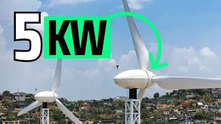 This 5kw Small Wind Turbine can generate enough energy to power an average home [upl. by Coben547]