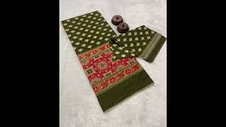 Soft MulMul Cotton Sarees price 699 For whatsapp orders 9789685736 [upl. by Zetneuq]