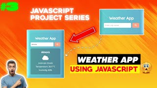 weather app using JavaScript HTML and CSS 3 [upl. by Weeks]