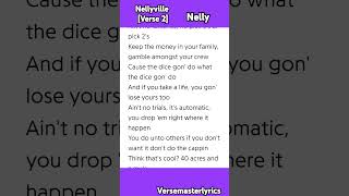 NellyvilleNelly Verse 1 hiphop rap lyrics nelly nellyville [upl. by Akcired172]