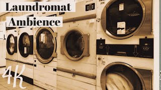 laundromat ambience  4k  calming ambient room [upl. by Ahsitniuq]