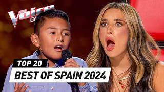 The BEST and CUTEST Blind Auditions of The Voice Kids SPAIN 2024 [upl. by Tterab]