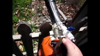 Stihl blower turned sprayer [upl. by Aiht88]