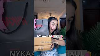 Nykaa mini haul  skincare haircare makeup nykaahaul nykaashoppinghaul nykaasale [upl. by Ybbor460]