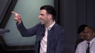 Star Trek Beyond Zachary Quinto quotSpockquot Fan Event Interview  ScreenSlam [upl. by Asilegna]