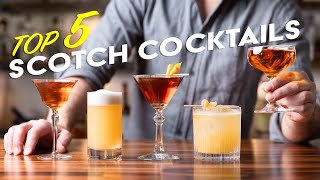 5 classy SCOTCH COCKTAILS that actually taste good [upl. by Eittol]