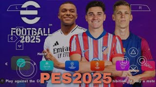 COMMENT TÉLÉCHARGER PES2025 SUR PPSSPP [upl. by Winou]