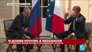 REPLAY  Vladimir Poutine et Emmanuel Macron répondent aux journalistes [upl. by Opalina22]