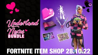 Fortnite Item Shop 281022  Hush  Abstrakt  Bushranger  Chill Count  Survival Specialist [upl. by Henning]