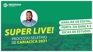 PROCESSO SELETIVO DE CARIACICA 2021  Análise de edital perfil da banca e dicas [upl. by Farl]