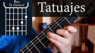 Tatuajes de Joan Sebastian Tutorial  Acompañamiento y Requinto en Guitarra Acústica [upl. by Gula189]