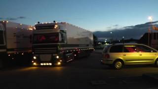 Paul Imming Int  SCANIA 164L  2x DAF XF105  quotThe Filmquot HD [upl. by Cornall]