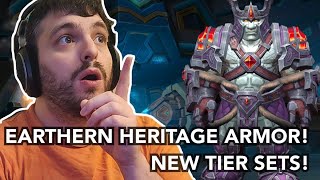 Earthern Heritage Armor NEW TIER SETS WoW News [upl. by Kimmel]