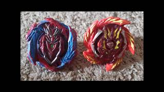 Beyblade Burst Battle Turbo Achilles A4 Vs Erase Balkesh B5 [upl. by Alyahs299]