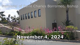 Monday Memorial of Saint Charles Borromeo Bishop [upl. by Ndnarb]