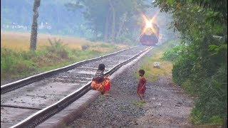 Canada made 6115 MLW Rsd 34 Loco  53 Khulna to Benapole Commuter Train  Bangladesh Railway [upl. by Walcott953]