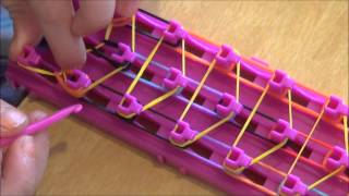 How to make a crazy loom bracelet waterfall [upl. by Nyletak]