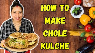 How To Make Chole Kulche At Home  ​Street Style Chole Kulche Delhi Wale  ​Yashalskirasoi [upl. by Aneehsar]