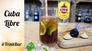 Cuba Libre  Cocktail selber machen  Rezept  Trinkbar [upl. by Dilly]