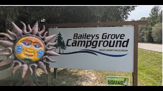 Door County Wisconsin Campground Review Baileys Grove [upl. by Li824]