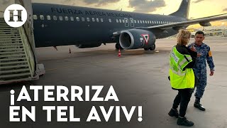 Mexicanos varados en Israel cantan “Cielito Lindo” mientras esperan avión de la Sedena [upl. by Toft]