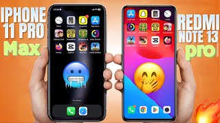 iPhone 11 pro max Vs Redmi Note 13 pro Speed Test [upl. by Onstad]