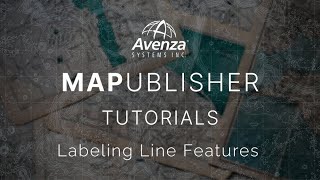 Labeling Line Features  MAPublisher Tutorials [upl. by Seyah]