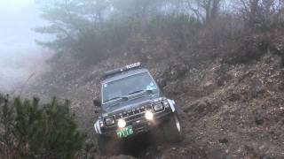 20100412 백운산 Hyundai Galloper offroad 솔로오프로딩avi [upl. by Erimahs]