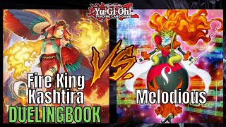 Fire King Kashtira vs Melodious  High Rated Duelingbook  YuGiOh [upl. by Bick]