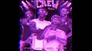 GoldLink  Crew REMIX ft Gucci Mane Brent Faiyaz Shy Glizzy Chopped and Screwed [upl. by Aisatana]