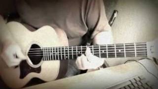 Taylor GS Mini quotFingerstyle Bluesquot By Harold Allen [upl. by Peednas]