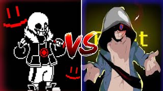 Killer Sans V2 Remake VS Hyper Dust Sans   Undertale Timeline Collapse [upl. by Doig]