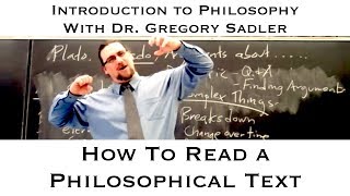 How to Read a Philosophical Text Matters to Keep in Mind [upl. by Ssac]