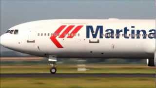 MartinAir Cargo Md11 landing at Schiphol Airport PHMCP Full HD [upl. by Thera]