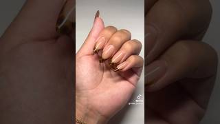 Tutorial 🍂 Tortoise shell nails tortoise nails fallnails autumn frenchtip nailtutorial [upl. by Franchot]