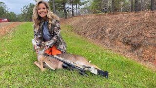 Deer Down With A 308 Rifle Jump Start For Christmas Hunting Trip [upl. by Elleirad]