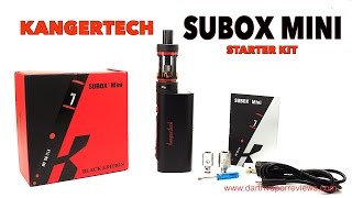 KangerTech SUBOX Mini Starter Kit Black Edition [upl. by Lehcear]