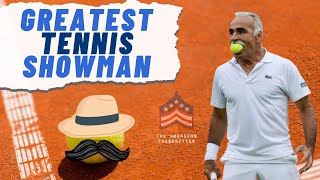 Mansour Bahrami  The Story of The Greatest Tennis Showman  mansour bahrami best moments [upl. by Viehmann]