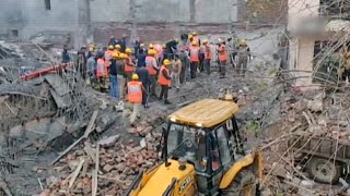 Building collapses in Gurugram at least five feared trapped [upl. by Masao891]