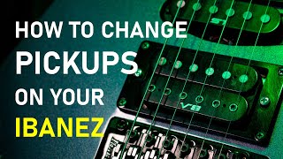 How To Change Pickups on Your Ibanez RG  Full Tutorial [upl. by Yrohcaz]