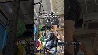 Ironback over Glassback 🦍🦍gym fitness workout glassback strong atg [upl. by Ailerua]