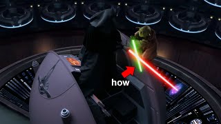 Yoda vs Darth Sidious goes MUCH Deeper [upl. by Adnarim697]