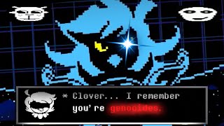 TWITTER BOSSFIGHT in Undertale Yellow Genocide Route Ending [upl. by Margherita289]